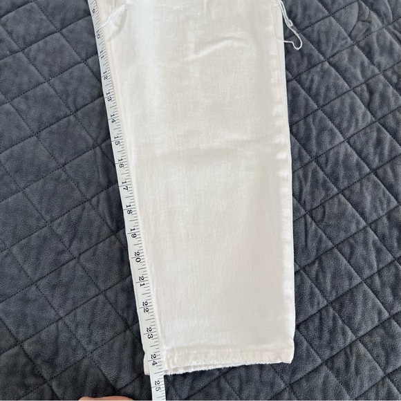 Abercrombie & Fitch Jeans Women 6 28 The mom high rise stretch White Distressed - Picture 7 of 9